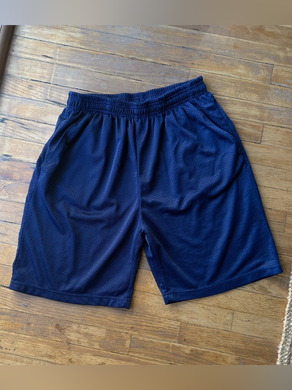 Y2K Navy Basketball Shorts